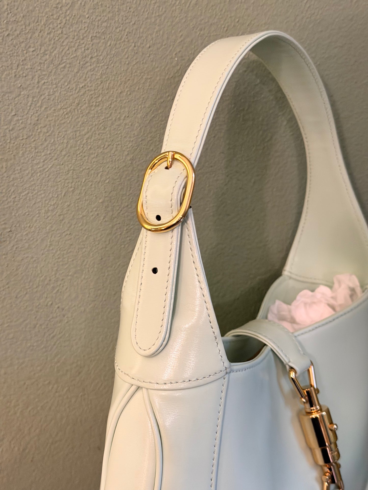 GUCCI LIGHT GREEN MEDIUM JACKIE 1961 SHOULDER BAG