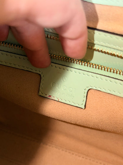 GUCCI LIGHT GREEN MEDIUM JACKIE 1961 SHOULDER BAG