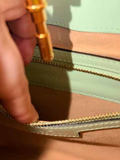 GUCCI LIGHT GREEN MEDIUM JACKIE 1961 SHOULDER BAG