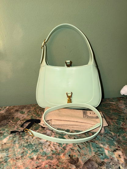 GUCCI LIGHT GREEN MEDIUM JACKIE 1961 SHOULDER BAG