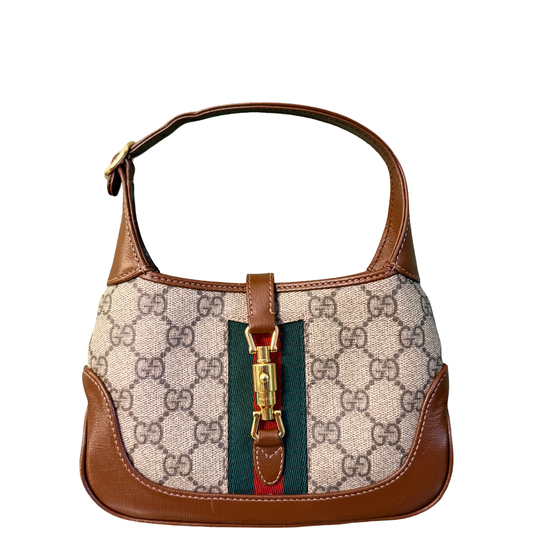 GUCCI GG SUPREME MINI JACKIE 1961 HANDBAG