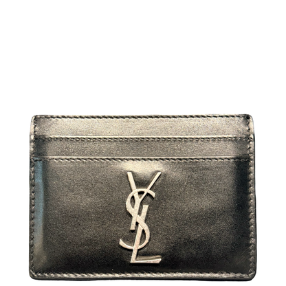 SAINT LAURENT BLACK CARD HOLDER
