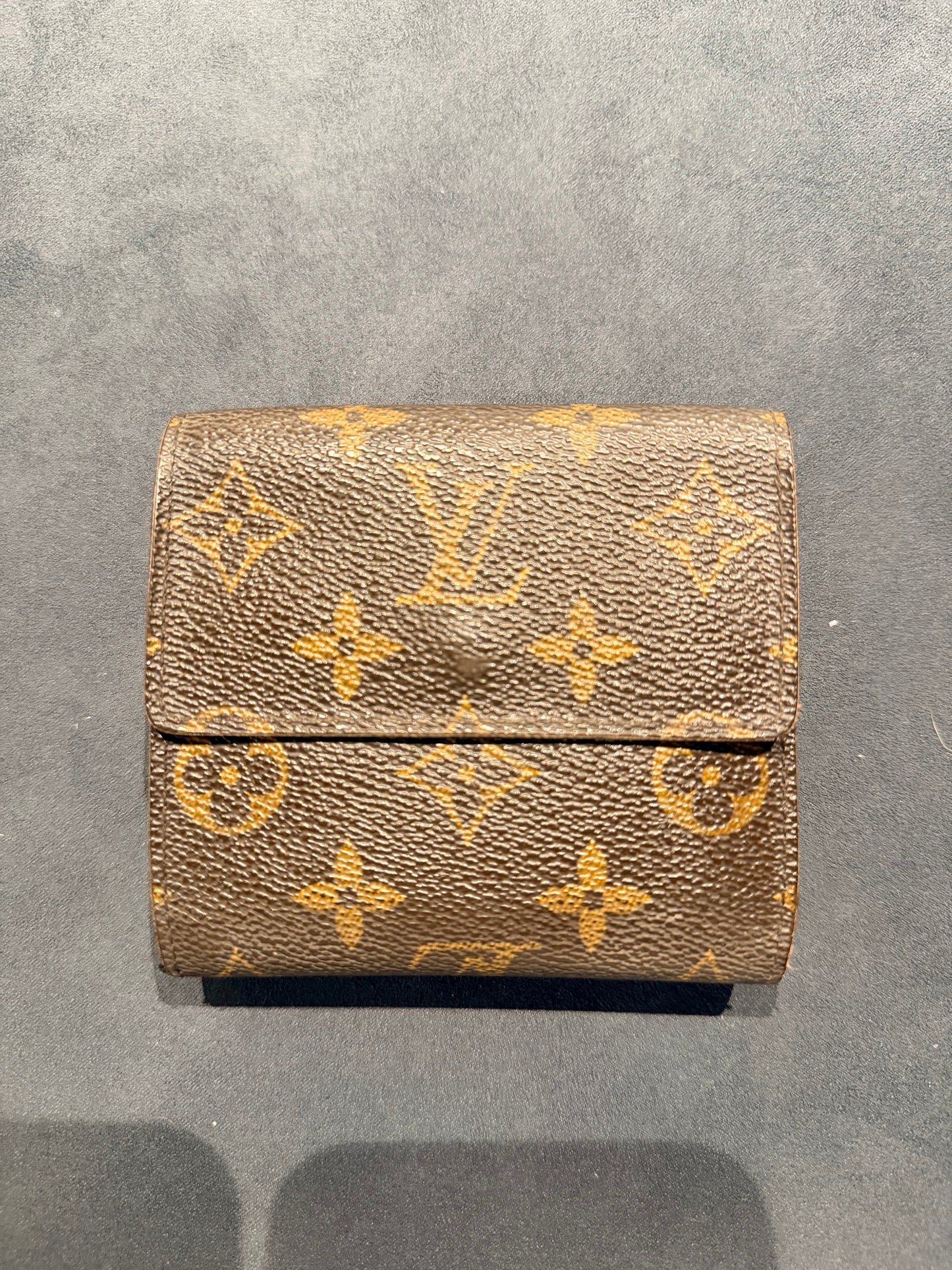 LOUIS VUITTON MONOGRAM ELISE DOUBLE SIDED WALLET