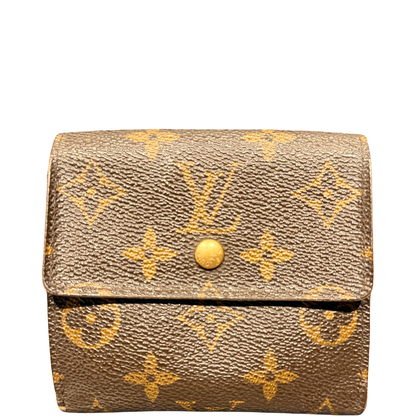 LOUIS VUITTON MONOGRAM ELISE DOUBLE SIDED WALLET