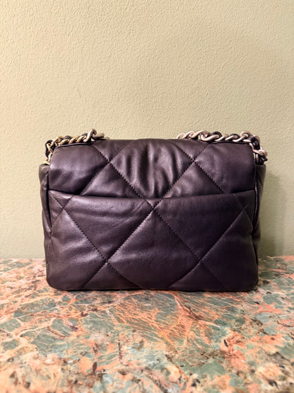 CHANEL BLACK SMALL 19 CROSSBODY BAG