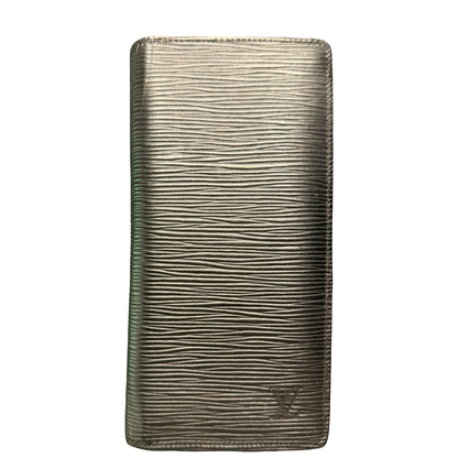 LOUIS VUITTON BLACK EPI BRAZZA WALLET