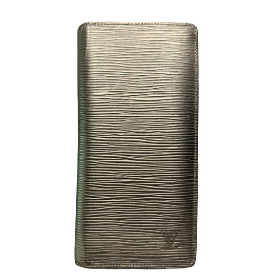 LOUIS VUITTON BLACK EPI BRAZZA WALLET