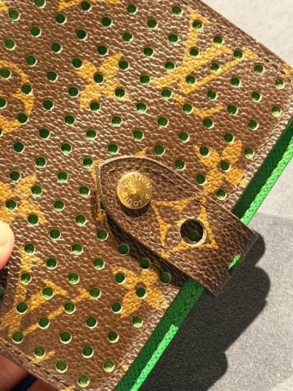 LOUIS VUITTON MONOGRAM PERFO COMPACT ZIP WALLET