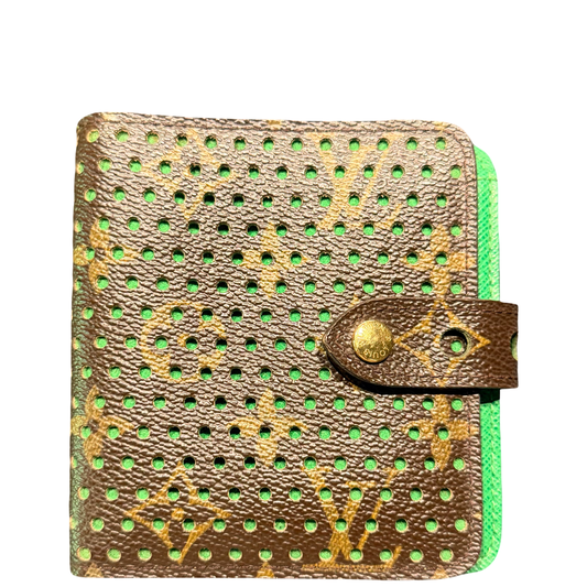 LOUIS VUITTON MONOGRAM PERFO COMPACT ZIP WALLET