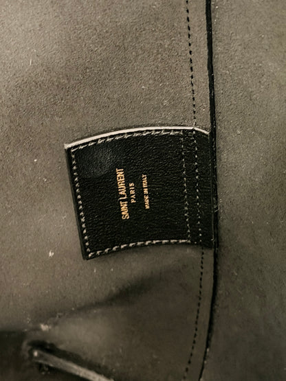 SAINT LAURENT BLACK SHOPPING TOTE