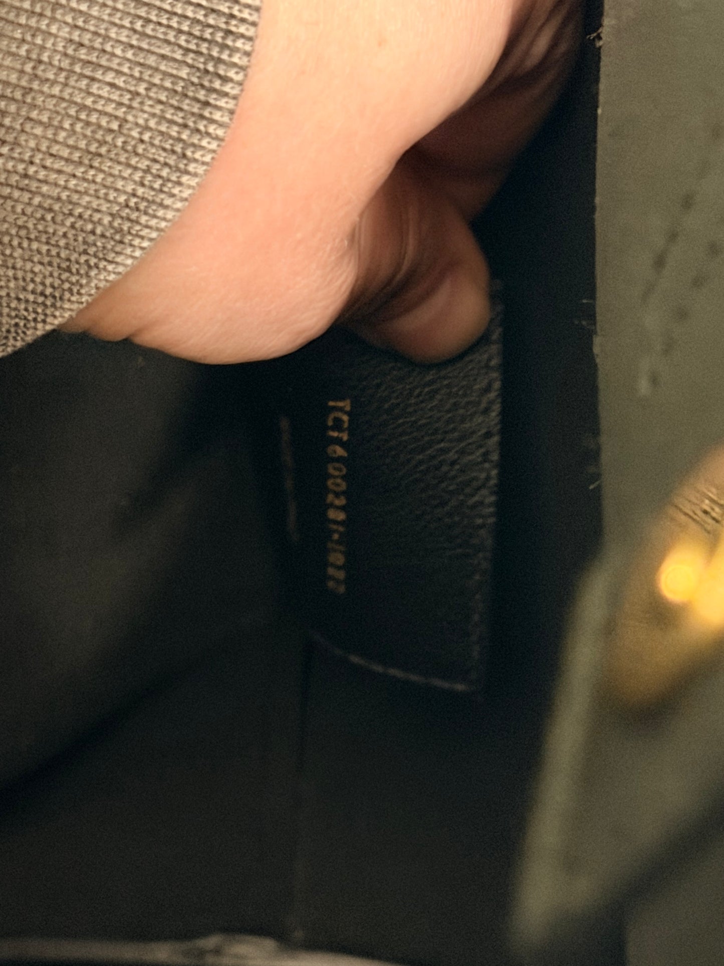 SAINT LAURENT BLACK SHOPPING TOTE