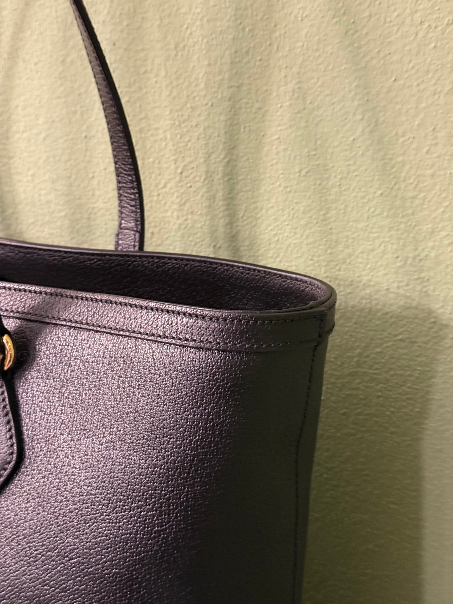 GUCCI BLACK OPHIDIA SHOPPING TOTE