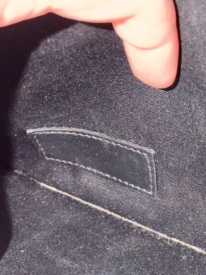 SAINT LAURENT DARK BEIGE UPTOWN POCHETTE