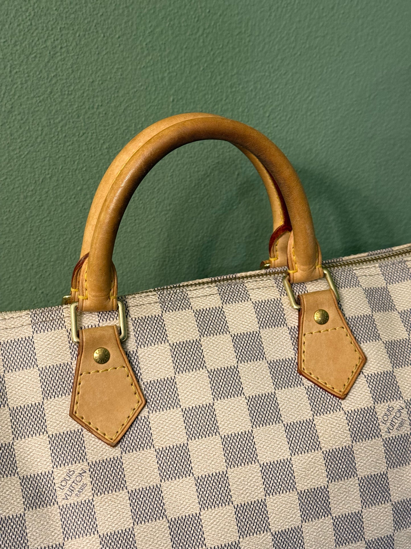 LOUIS VUITTON DAMIER AZUR SPEEDY 30 BOSTON BAG