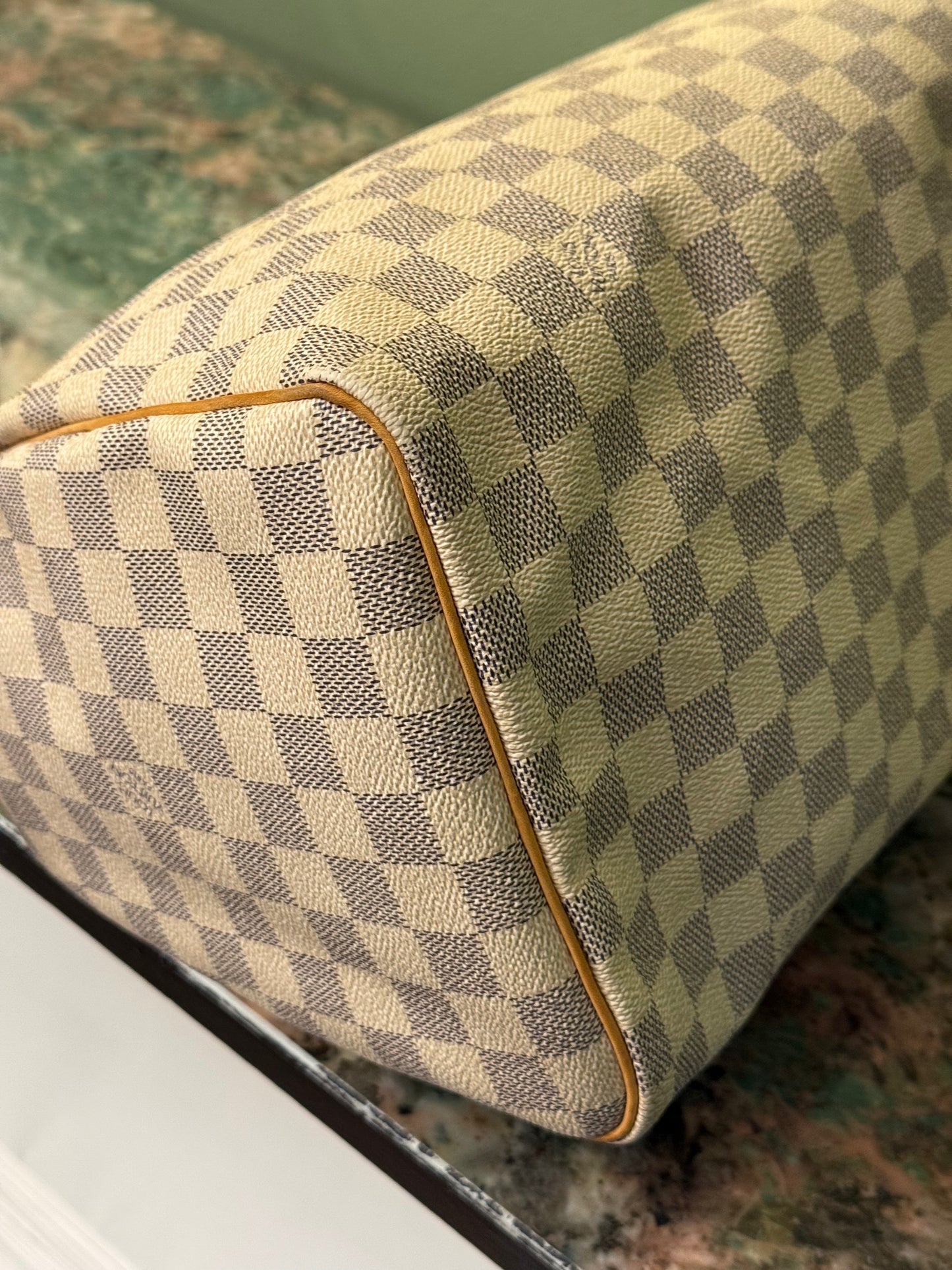 LOUIS VUITTON DAMIER AZUR SPEEDY 30 BOSTON BAG