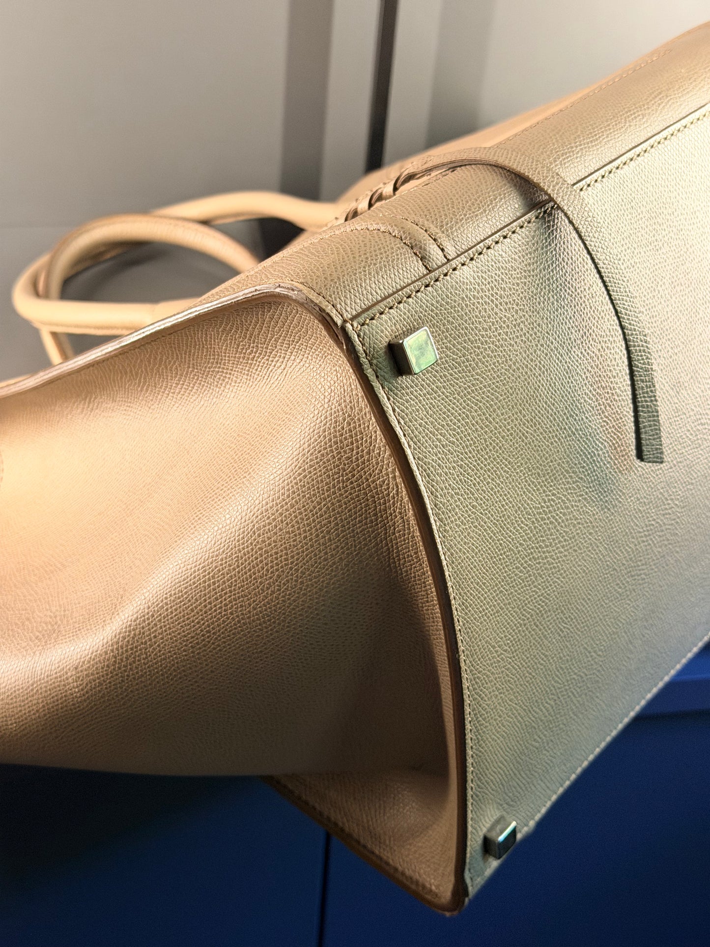 CÈLINE TAUPE PHANTOM LUGGAGE HANDBAG