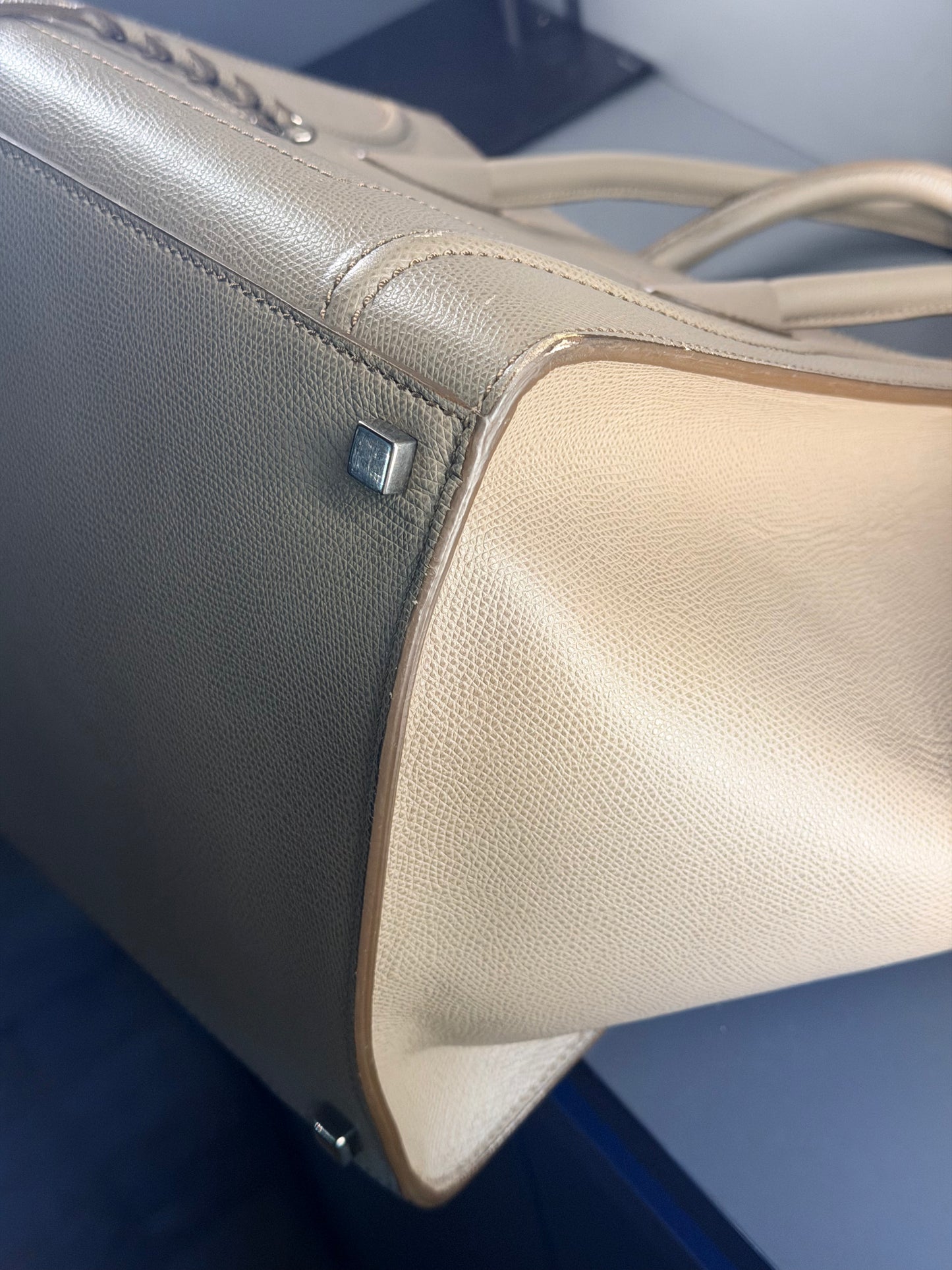 CÈLINE TAUPE PHANTOM LUGGAGE HANDBAG