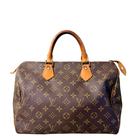 LOUIS VUITTON MONOGRAM SPEEDY 30 BOSTON BAG