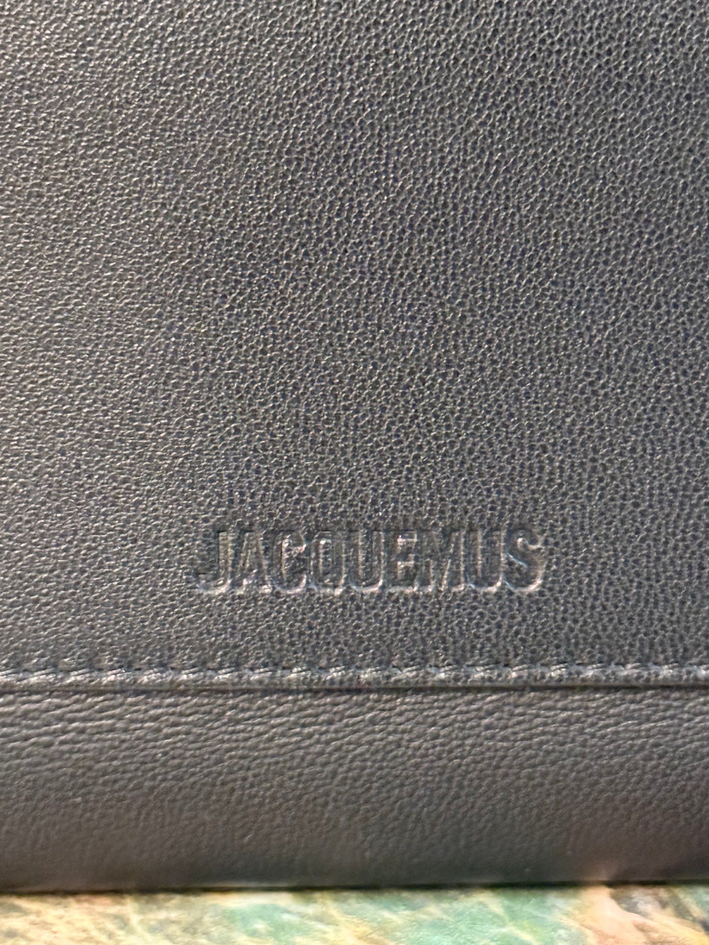 JAQUEMUS BLACK LE ROND CARRÉ SHOULDER BAG