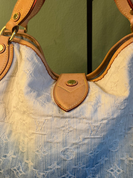 LOUIS VUITTON OMBRE MONOGRAM DENIM SUNBEAM SHOPPER TOTE