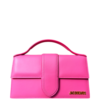 JAQUEMUS PINK LE GRAND BAMBINO CROSSBODY BAG
