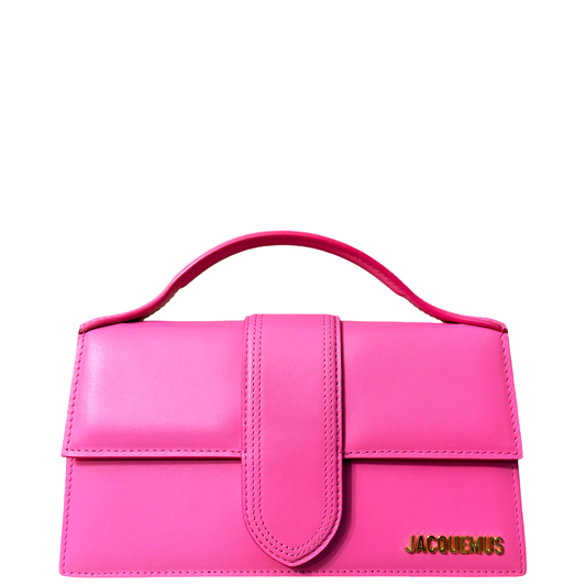 JAQUEMUS PINK LE GRAND BAMBINO CROSSBODY BAG