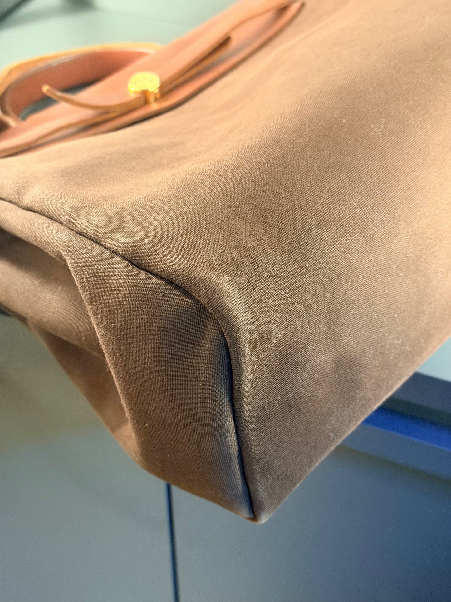 HERMÈS BROWN HER BAG 39 HANDBAG