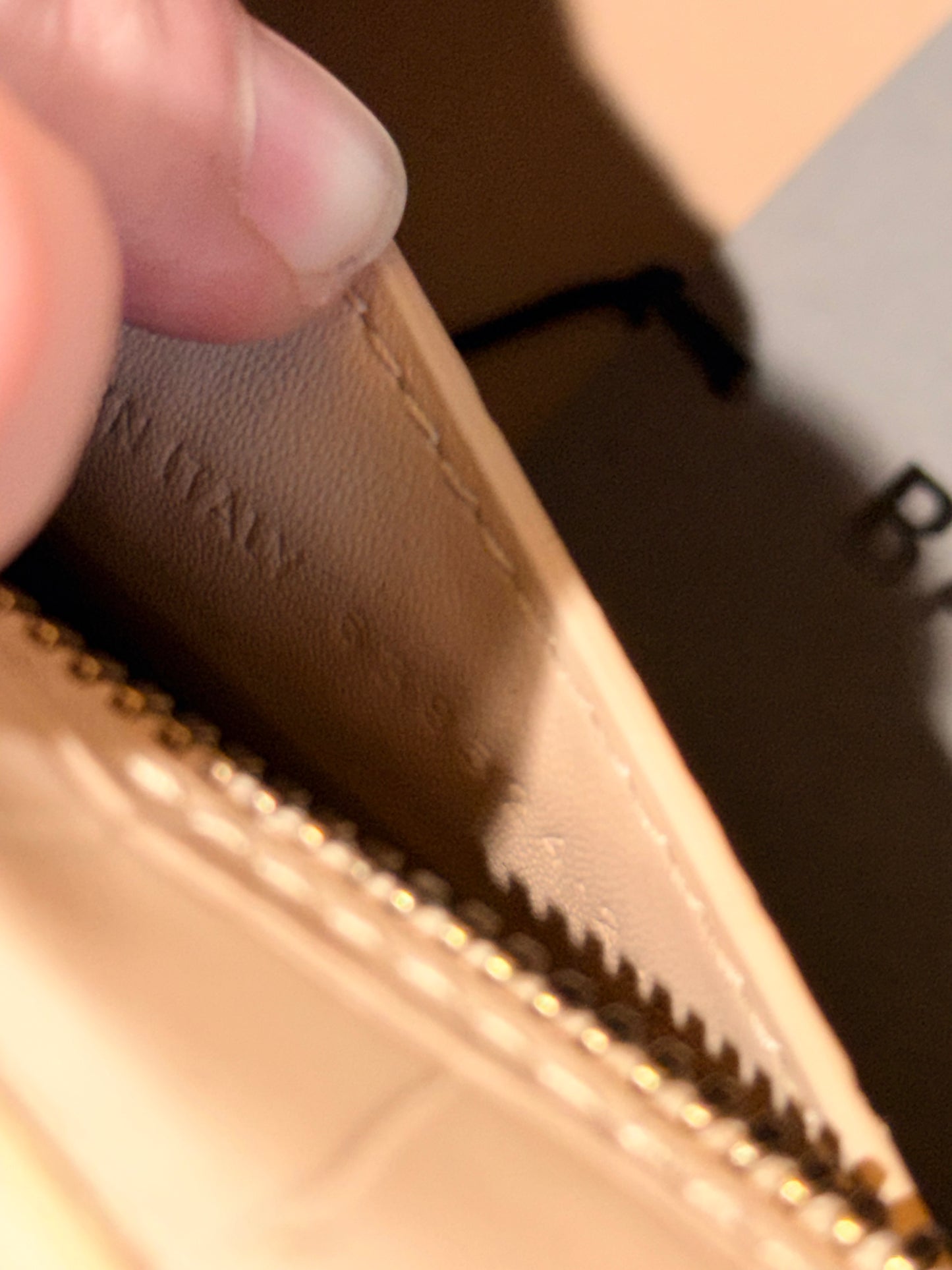 BALENCIAGA BEIGE EMBOSSED CROCODILE MINI NEO CITY HANDBAG