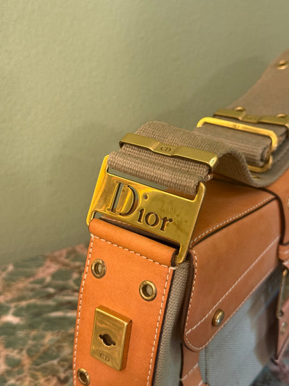 DIOR BEIGE COLUMBUS SHOULDER BAG