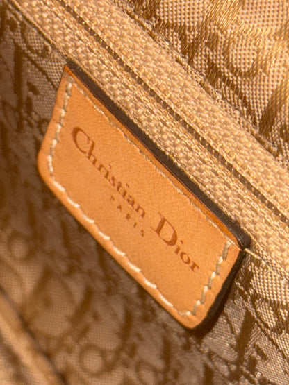 DIOR BEIGE COLUMBUS SHOULDER BAG