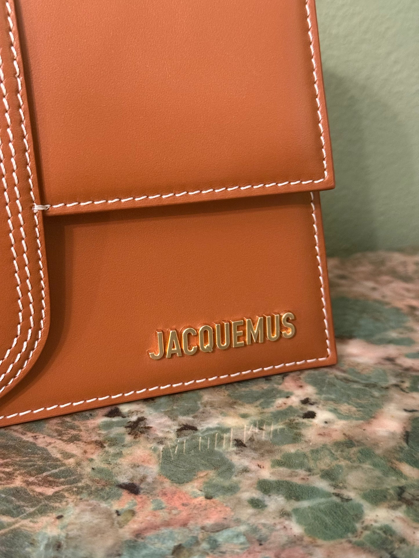 JAQUEMUS TAN LE GRAND BAMBINO CROSSBODY BAG