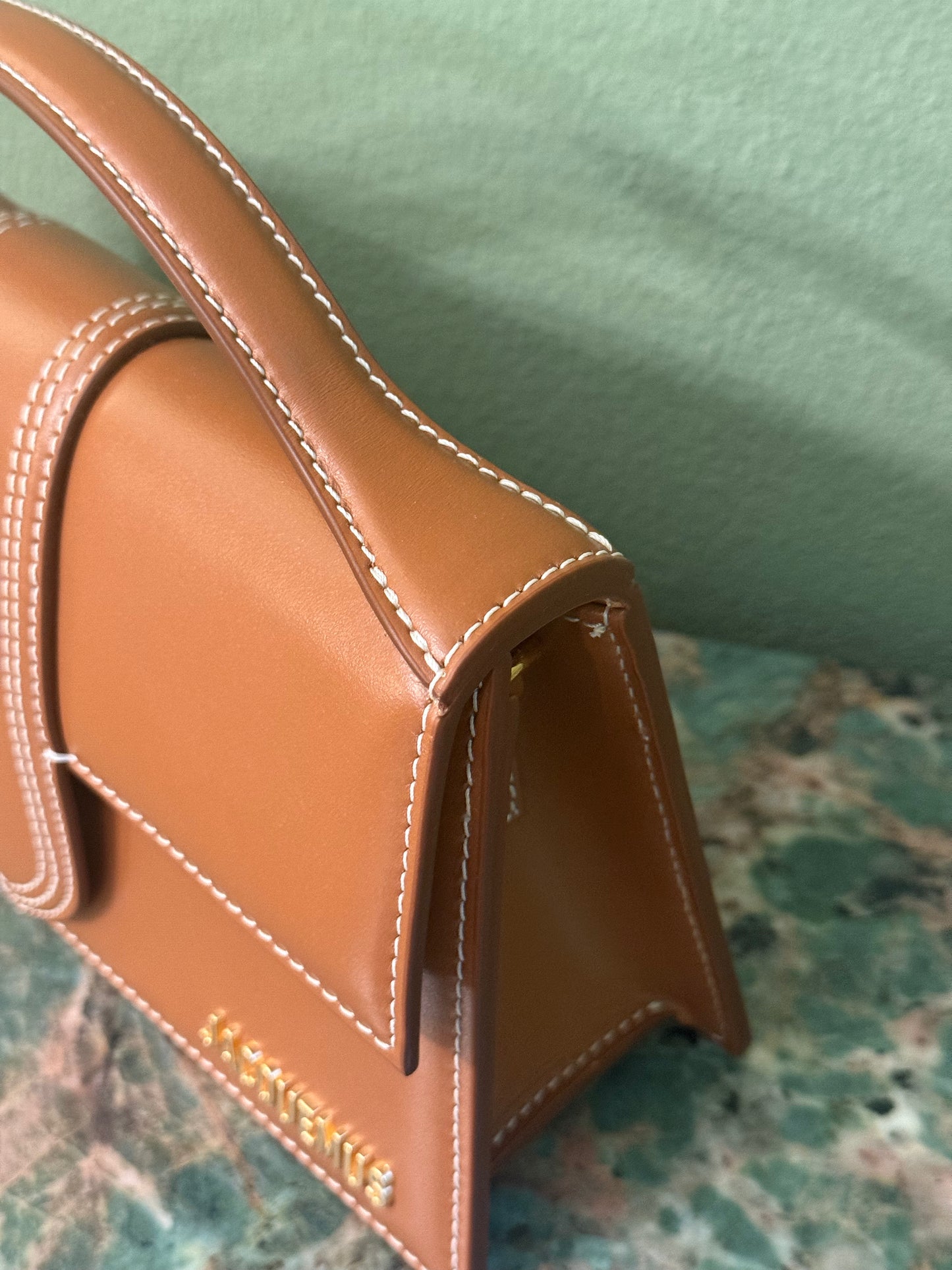 JAQUEMUS TAN LE GRAND BAMBINO CROSSBODY BAG
