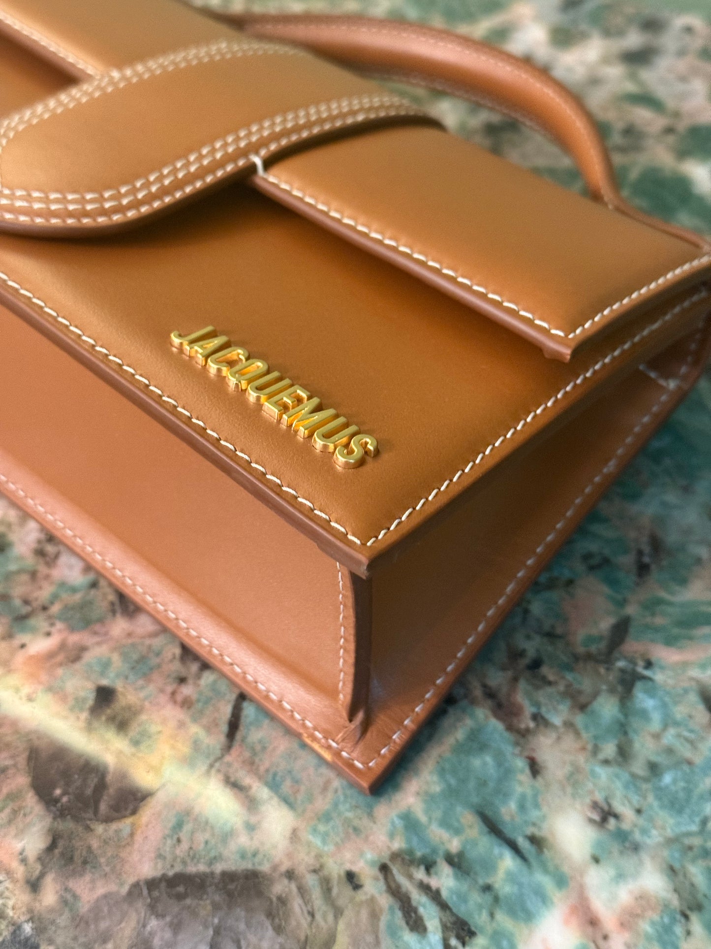 JAQUEMUS TAN LE GRAND BAMBINO CROSSBODY BAG
