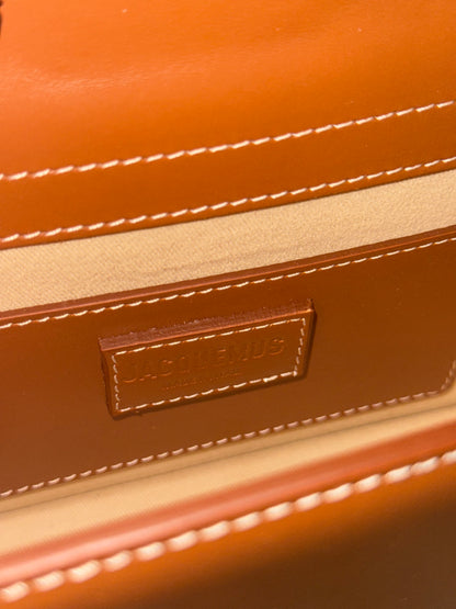 JAQUEMUS TAN LE GRAND BAMBINO CROSSBODY BAG