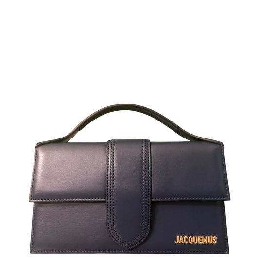 JAQUEMUS NAVY LE GRAND BAMBINO CROSSBODY BAG