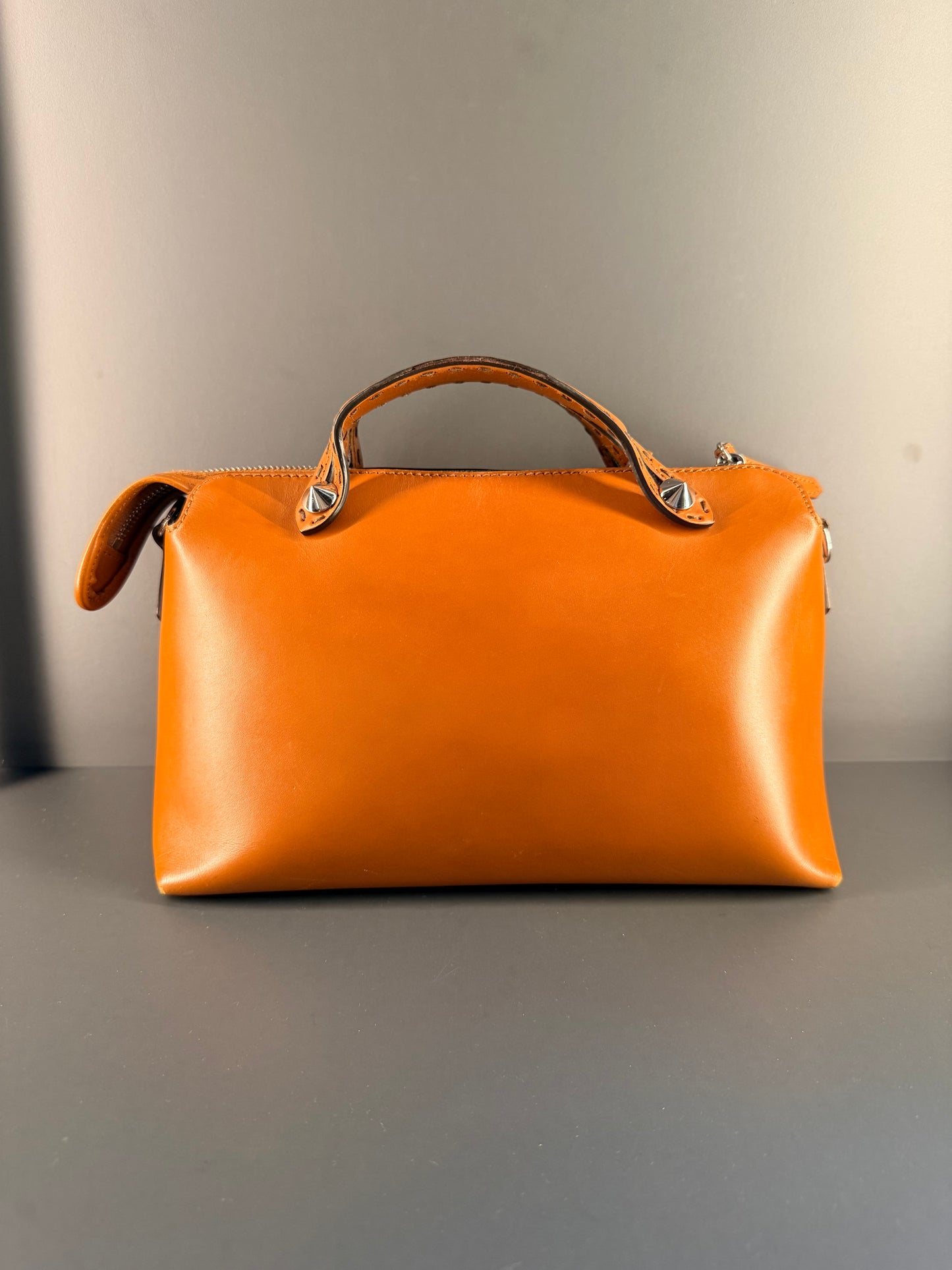 FENDI TAN MEDIUM BY THE WAY BOSTON BAG