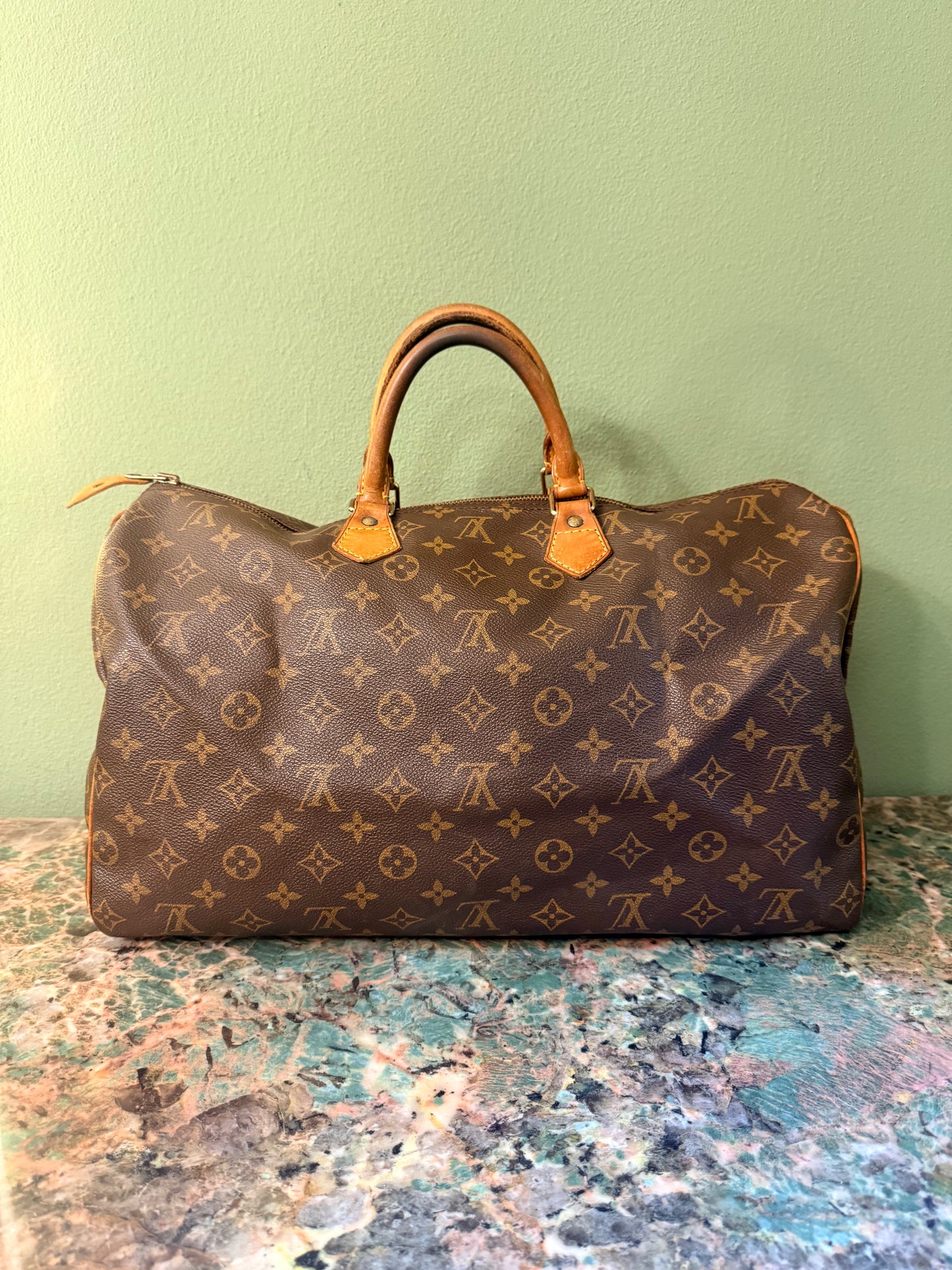 LOUIS VUITTON MONOGRAM SPEEDY 40 BOSTON BAG