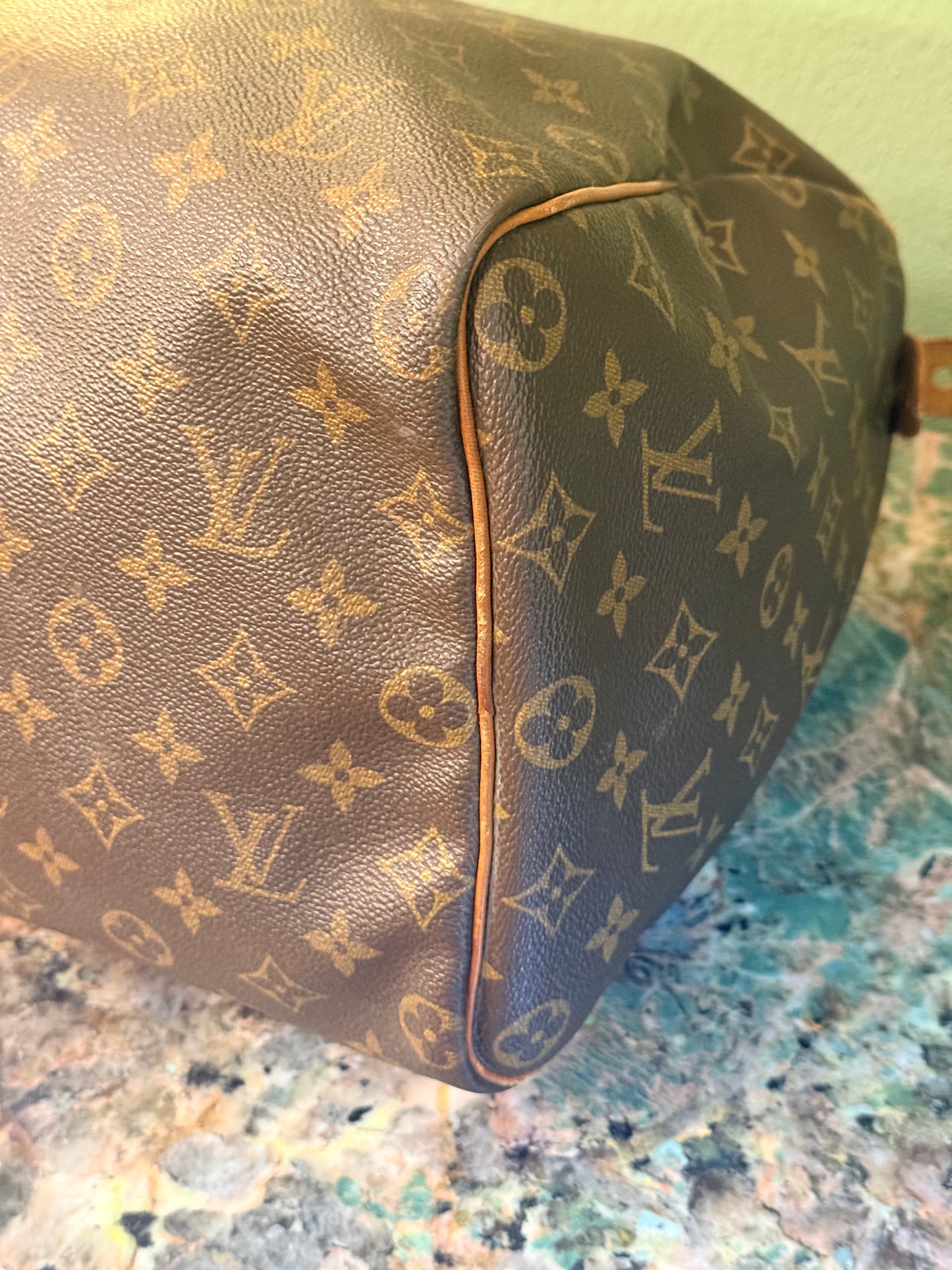 LOUIS VUITTON MONOGRAM SPEEDY 40 BOSTON BAG