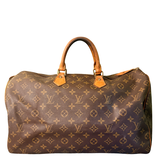 LOUIS VUITTON MONOGRAM SPEEDY 40 BOSTON BAG