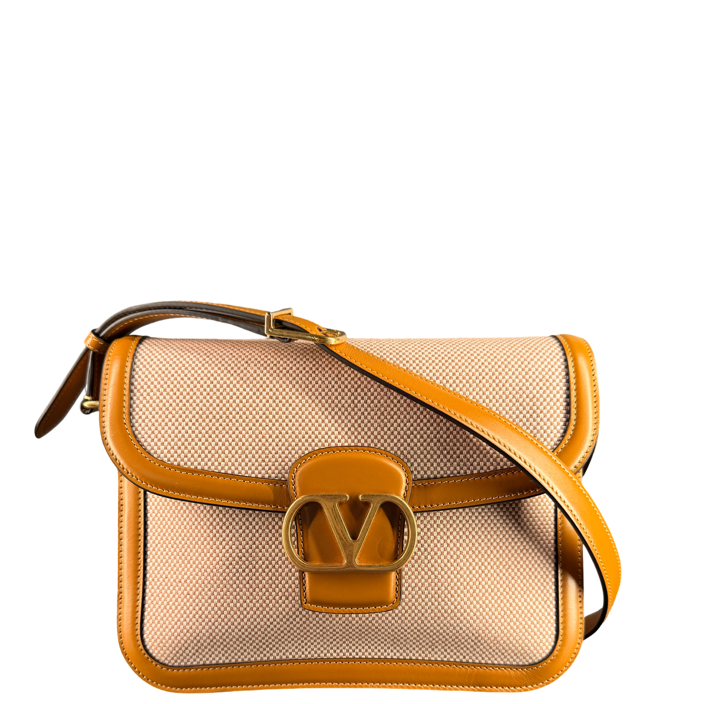 VALENTINO BEIGE 9TO5 SHOULDER BAG