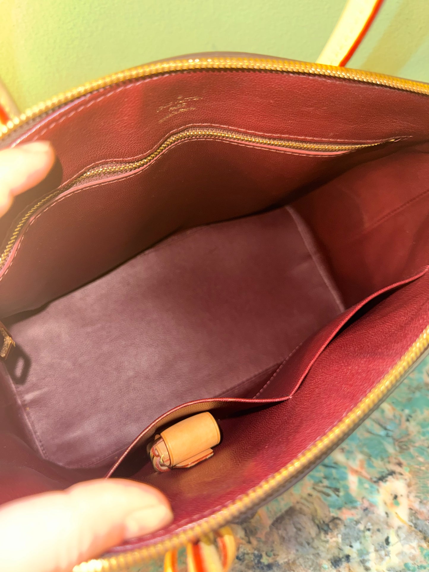 LOUIS VUITTON MONOGRAM LOCKIT HANDBAG