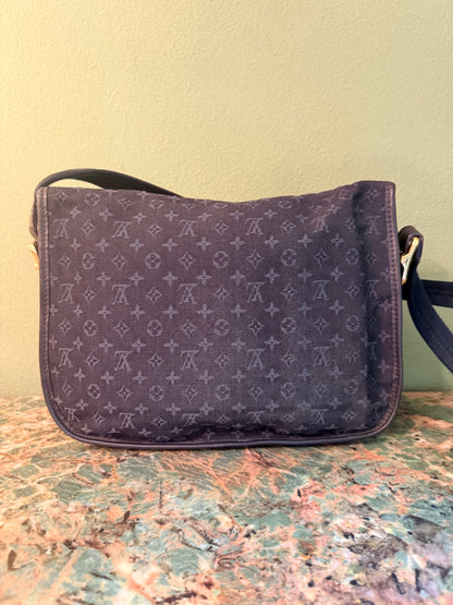 LOUIS VUITTON NAVY IDYLLE BERANGERE CROSSBODY BAG
