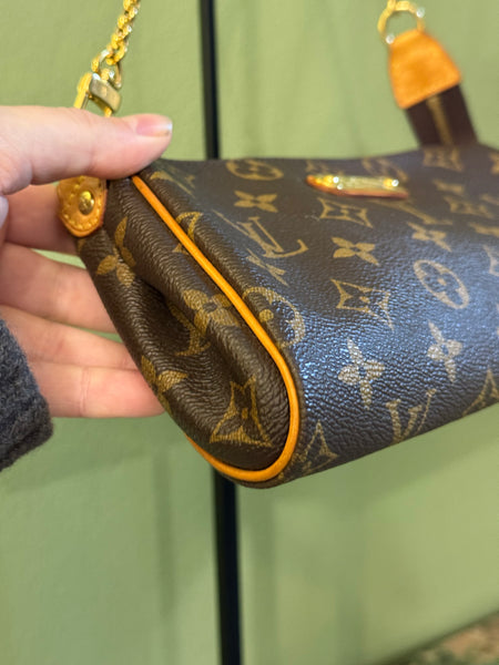 LOUIS VUITTON MONOGRAM EVA CLUTCH SHOULDER BAG