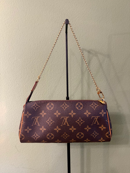 LOUIS VUITTON MONOGRAM EVA CLUTCH SHOULDER BAG