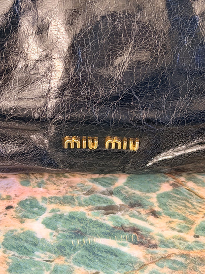 MIU MIU BLACK BOW POCHETTE