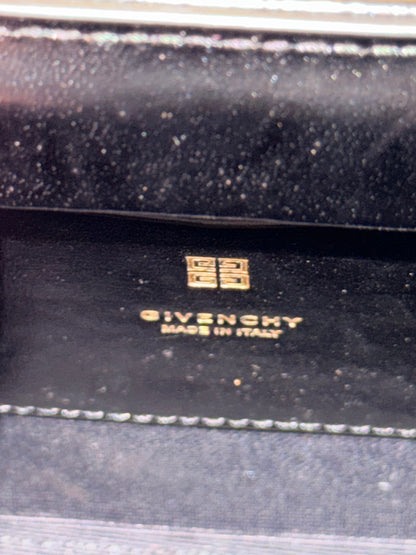 GIVENCHY BLACK MINI ANTIGONA LOCK HANDBAG