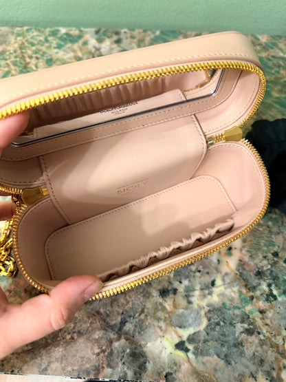 DOLCE & GABBANA PINK SICILY VANITY SHOULDER BAG