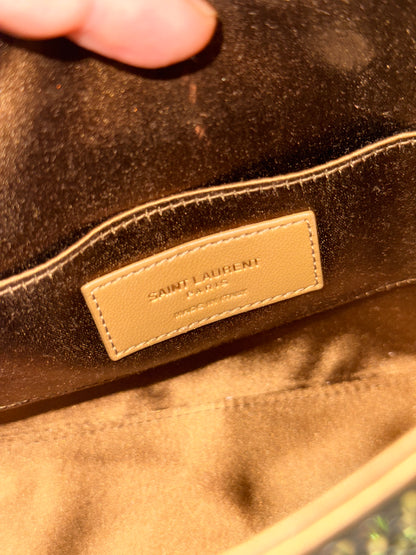SAINT LAURENT STRASS BABY LA 5 A 7 SHOULDER BAG