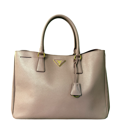 PRADA PURPLE LARGE GALLERIA HANDBAG