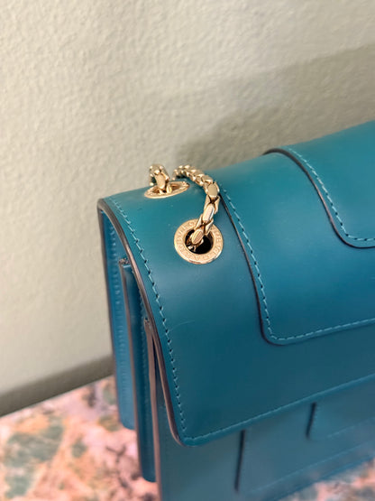 BULGARI GREEN MEDIUM SERPENTI SHOULDER BAG